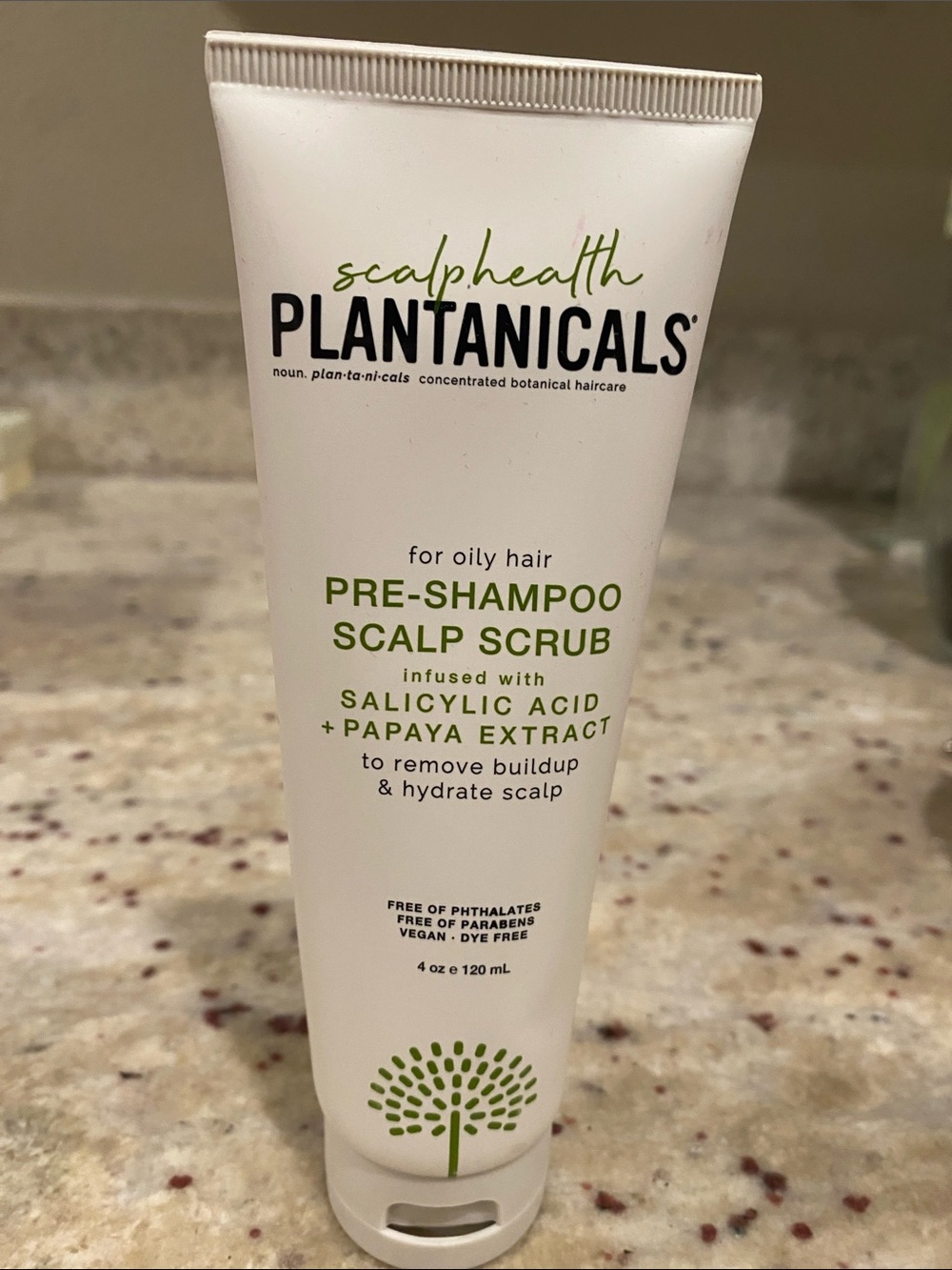 Plantanicals ScalpHealth Pre-Shampoo Scalp Scrub - White